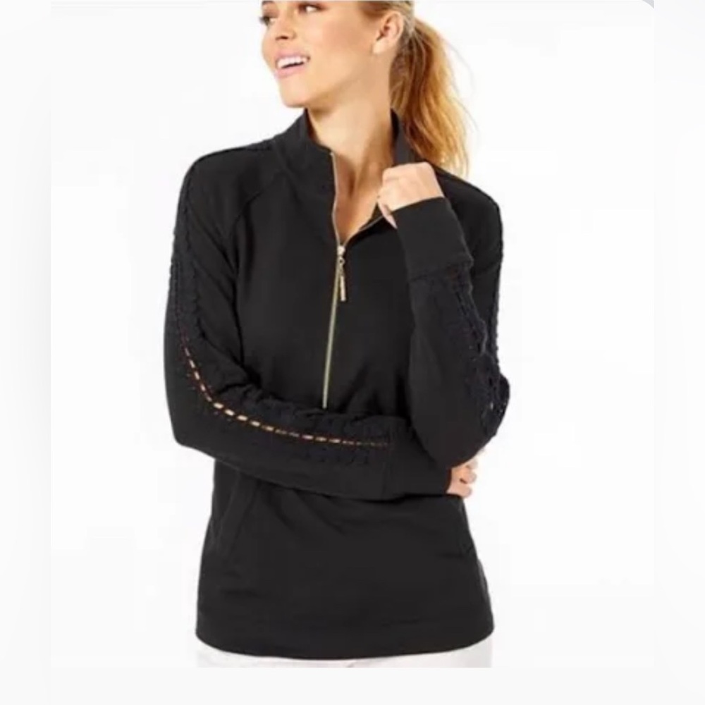 Lilly Pulitzer Black Skipper Popover XXS